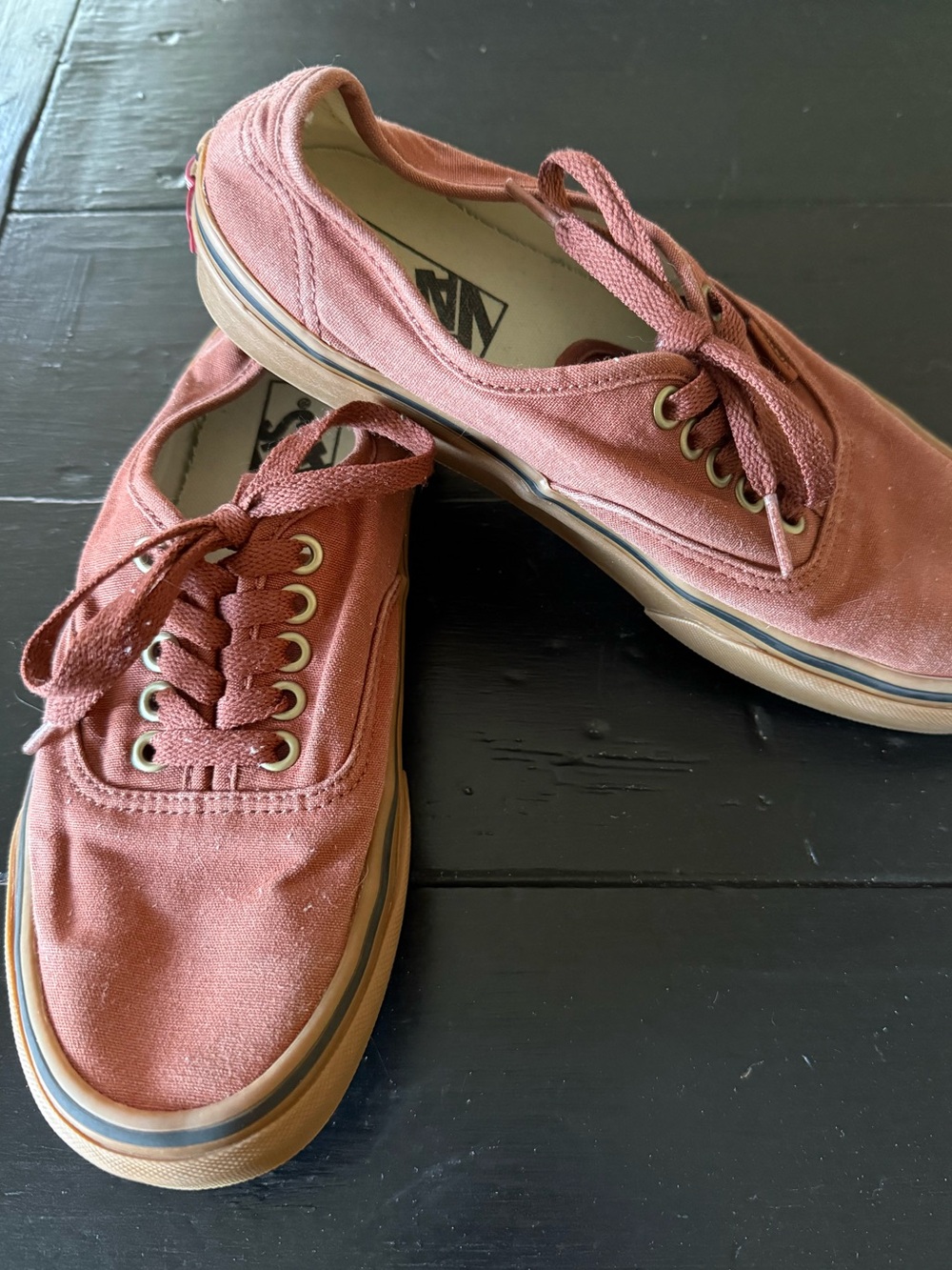 Vans Authentic Gum-sole “Sequoia" Low-Top Canvas Sneakers